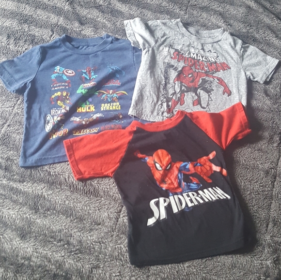 Marvel Other - Marvel Avengers + Spiderman T-shirts (qty 3)